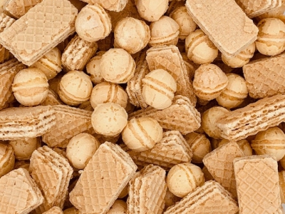 Käsekugeln/Waffeln