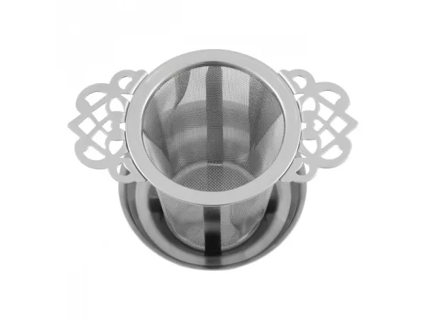Metallteesieb Ornament